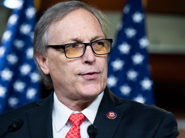 UNITED STATES - JUNE 15: Rep. Andy Biggs, R-Ariz., conducts a news conference in the Capitol Visitor Center on the Fire Fauci Act, which aims to strip the salary of Dr. Anthony Fauci, director of the National Institute of Allergy and Infectious Diseases, for his handling of COVID-19 on Tuesday, June 15, 2021. (Photo By Tom Williams/CQ Roll Call)