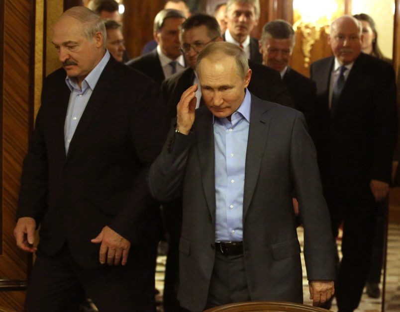 Lukashenko and Putin