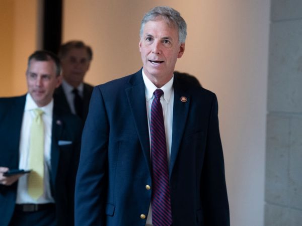 UNITED STATES - MAY 14: Rep. Tom Rice, R-S.C., is seen in the Capitol Visitor Center before Rep. Elise Stefanik, R-N.Y., won the election for House Republican Conference chair on Friday, May 14, 2021. (Photo By Tom Williams/CQ Roll Call)